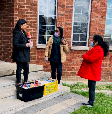 Distribution of dry provisions and tokens for Senior Care Homes