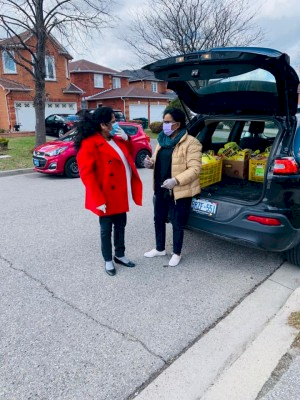 Distribution of dry provisions and tokens for Senior Care Homes