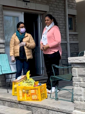 Distribution of dry provisions and tokens for Senior Care Homes