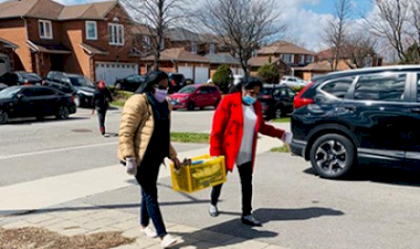 Distribution of dry provisions and tokens for Senior Care Homes